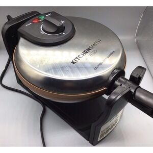 Belgian Waffle Maker Rotating Copper Titanium Non Stick Tested